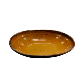 Tigela 24.1x15.6x5.4cm Melamina Oval TERRACOTA Ambar 1un
