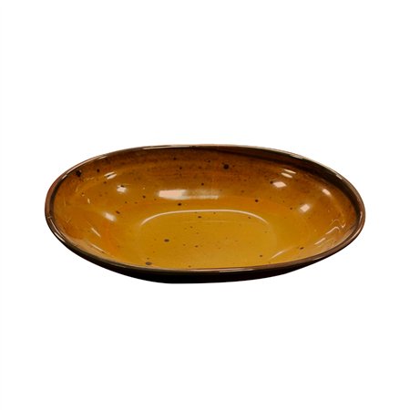 Tigela 24.1x15.6x5.4cm Melamina Oval TERRACOTA Ambar 1un
