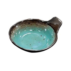 Taça 13.4x11.8x5.8cm Melamina com Asa TERRACOTA Azul 1un