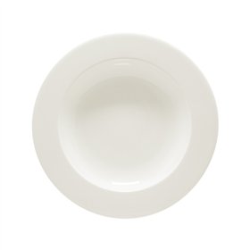 Prato Fundo 23cm Porcelana com Aba CANVAS 1un