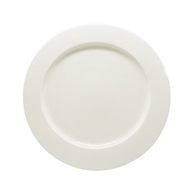 Prato Raso 27cm Porcelana com Aba CANVAS 1un