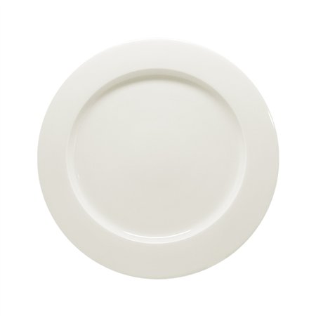 Prato Raso 27cm Porcelana com Aba CANVAS 1un