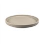 Prato 27cm Porcelana Borda Alta ARTZA Cinzento 1un