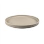 Prato 23cm Porcelana Borda Alta ARTZA Cinzento 1un