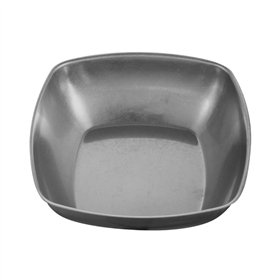 Tigela 17x17cm Quadrada Liso ACERO INOx 1un