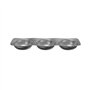Molheira Tripla 26.6x9.2x2.6cm ACERO INOx 1un