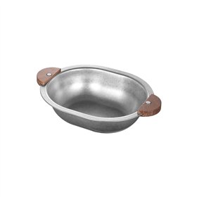 Tigela 15x21cm com Asas Liso ACERO INOx 1un
