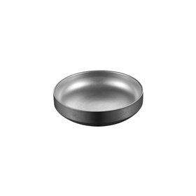Prato Fundo 09x2.8cm Liso ACERO INOx 1un