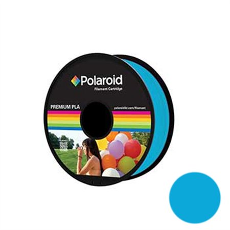 Filamento Universal PLA 1.75mm Polaroid 1Kg Azul Claro