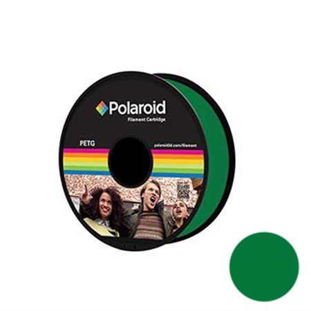 Filamento Universal PETG 1.75mm Polaroid 1Kg Verde