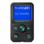 Transmissor fm automotivo do sistema de energia bluetooth Xtra - lcd de 1,4 polegadas - assistente de voz - carga usb - mp3