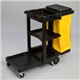 Carro Limpeza com Saco 116,8x55,2x97,5cm Preto