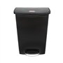 Contentor 90L Resina Slim Jim Step-On Preto com Pedal