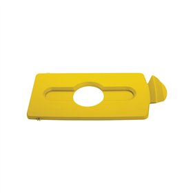 Tampa Slim Jim p/ Kit Reciclagem p/ Garrafas/Latas Amarelo