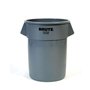 Contentor 38L Plástico Redondo Brute s/Tampa Cinza