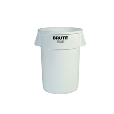 Contentor 38L Plástico Redondo Brute s/Tampa Branco