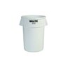 Contentor 38L Plástico Redondo Brute s/Tampa Branco