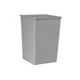 Contentor 132,5L Resina Quadrado s/Tampa Cinza