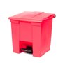 Contentor 30L Plástico Vermelho com Pedal