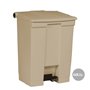 Contentor 60L Plástico Bege com Pedal