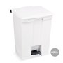 Contentor 60L Plástico Branco com Pedal