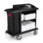 Carro Servico Hotel 124,5x56x127cm  Preto