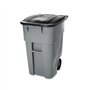 Contentor 189,3L Plástico Brute c/Rodas c/Tampa Cinza
