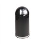 Contentor 45L Metal Aço Revestido EasyPush Preto
