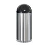Contentor 55L Metal EasyPush Aço Inox