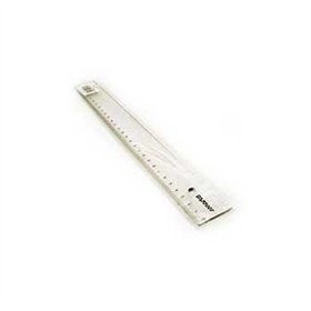 Régua Plástico Cristal 30cm SmartD