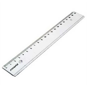 Régua Plástico Cristal 20cm SmartD