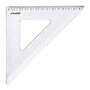 Esquadro Plástico Cristal 45G-21cm SmartD