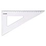 Esquadro Plástico Cristal 60G-20cm SmartD