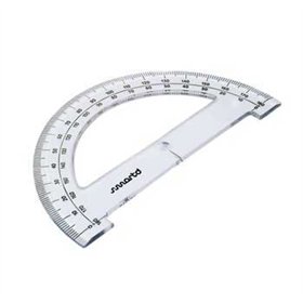 Transferidor Cristal Red SmartD 180 Graus 15cm 1un