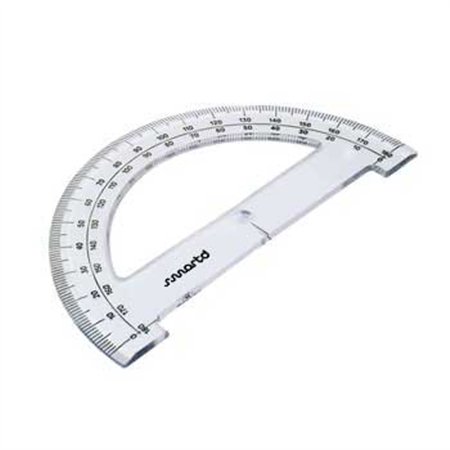 Transferidor Cristal Red SmartD 180 Graus 15cm 1un
