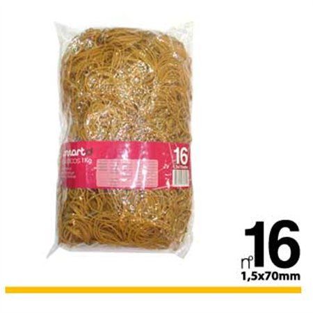 Elásticos 01,5x70mm Nº16 1Kg