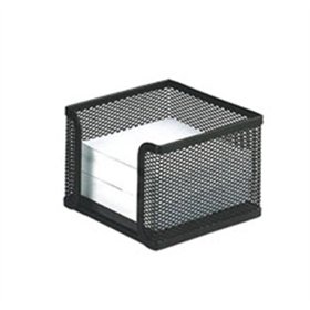 Base Porta Blocos Notas Rede Metálica Preto