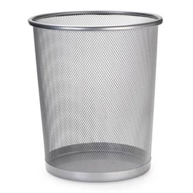 Papeleira 18L 265x285mm Prata