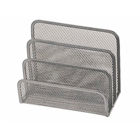 Suporte para Cartas em Rede Metálica Prata