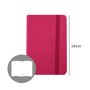 Bloco Notas Liso 14x9cm Semi Pele Rosa 116Fls