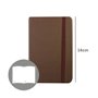Bloco Notas Liso 14x9cm Semi Pele Castanho 116Fls