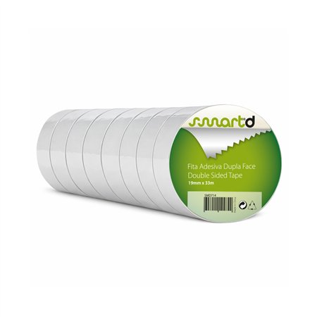 Fita Adesiva Dupla Face 19mmx33m Transparente