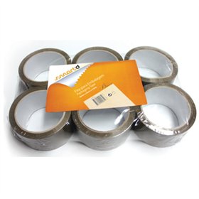Fita Adesiva 50mmx66m Castanha PP (baixo ruído) 1un