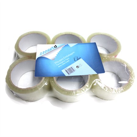 Fita Adesiva 50mmx66m Transparente PP (baixo ruído) 1un