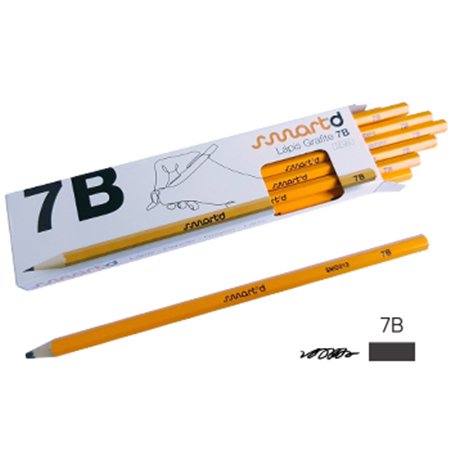 Lápis Grafite 7B SmartD Cx 12un