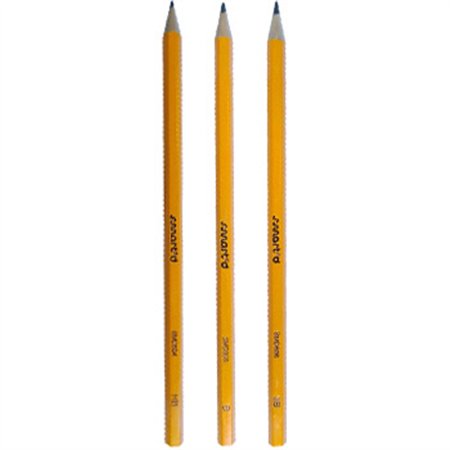 Lápis Grafite HB B 2B SmartD Blister 3un