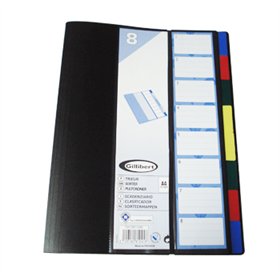 Pasta Classificadora PP com Elástico A4 Preto