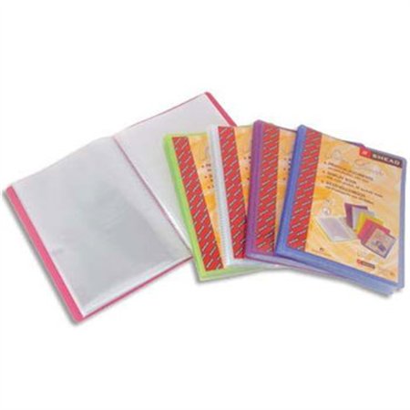Pasta c/50 Bolsas 100 Páginas Catálogo A4 Violeta