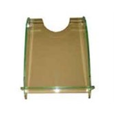 Tabuleiro Secretária Transparente Cristal Verde