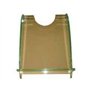Tabuleiro Secretária Transparente Cristal Verde